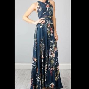 BP Floor Length Floral Dress